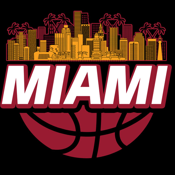 Miami Basketball Skyline Shirt