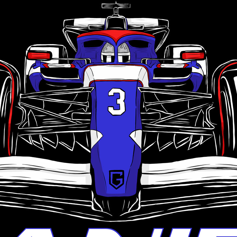 Formula #3 Australian Motorsports Racing Driver - Daniel