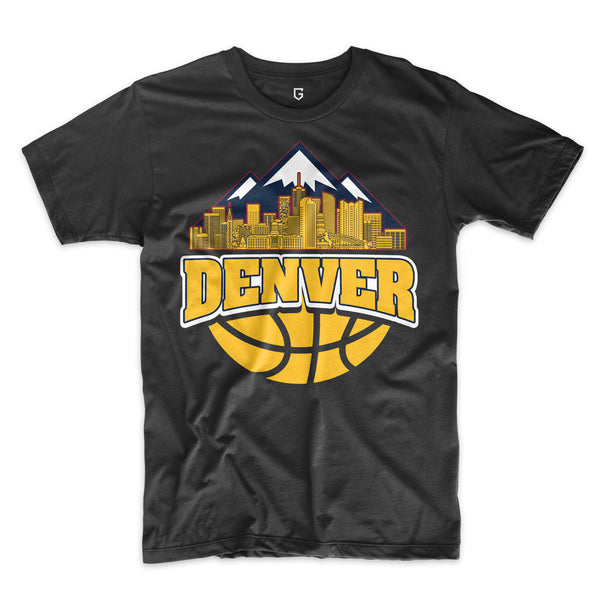 Denver  Basketball Skyline Shirt