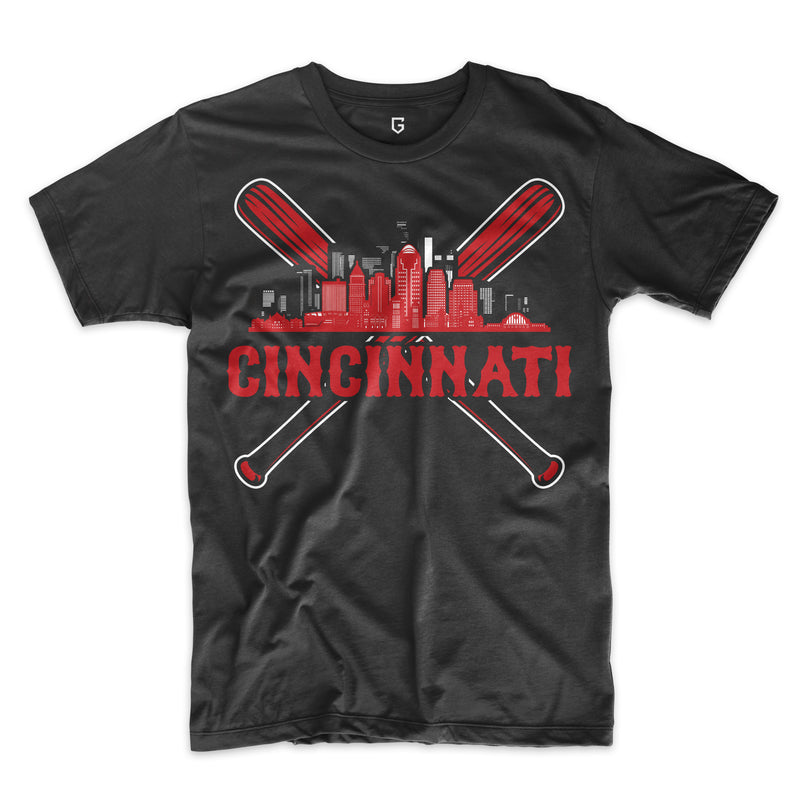 Cincinnati Baseball Skyline