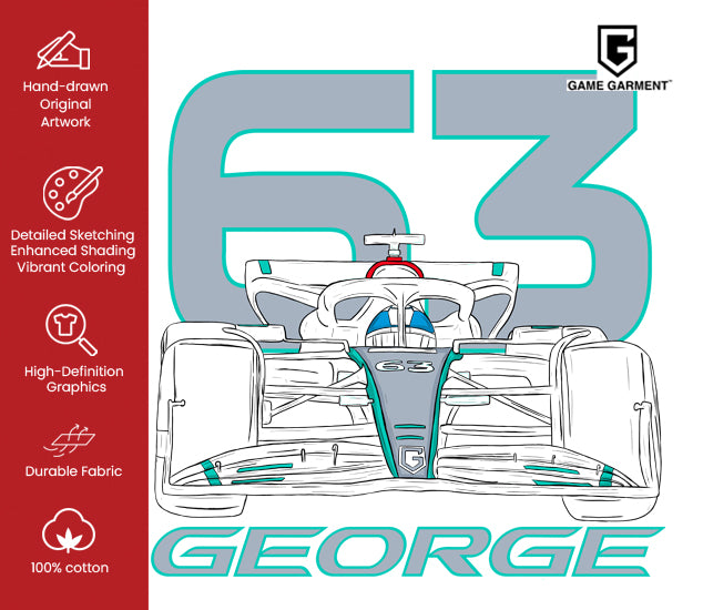 Formula #63 British Motorsports Racing Driver - George