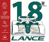 Formula #18 Canadian Motorsports Racing Driver - Lance