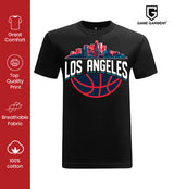 Los Angeles Basketball Skyline Shirt