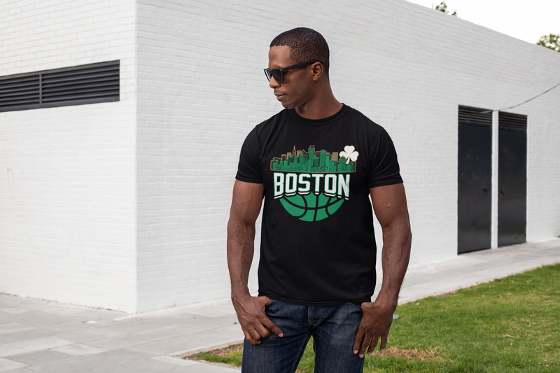 Boston Skyline Basketball Shirt