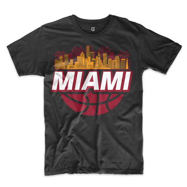 Miami Basketball Skyline Shirt