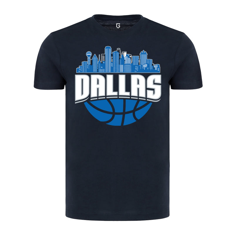 Dallas Basketball Skyline Shirt