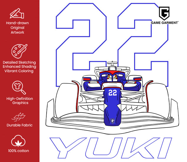 Formula #22 Japanese Motorsports Racing Driver - Yuki