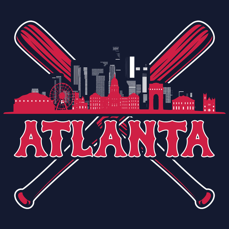 Atlanta Baseball Skyline