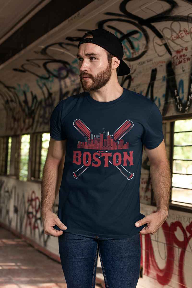 Boston Baseball Skyline