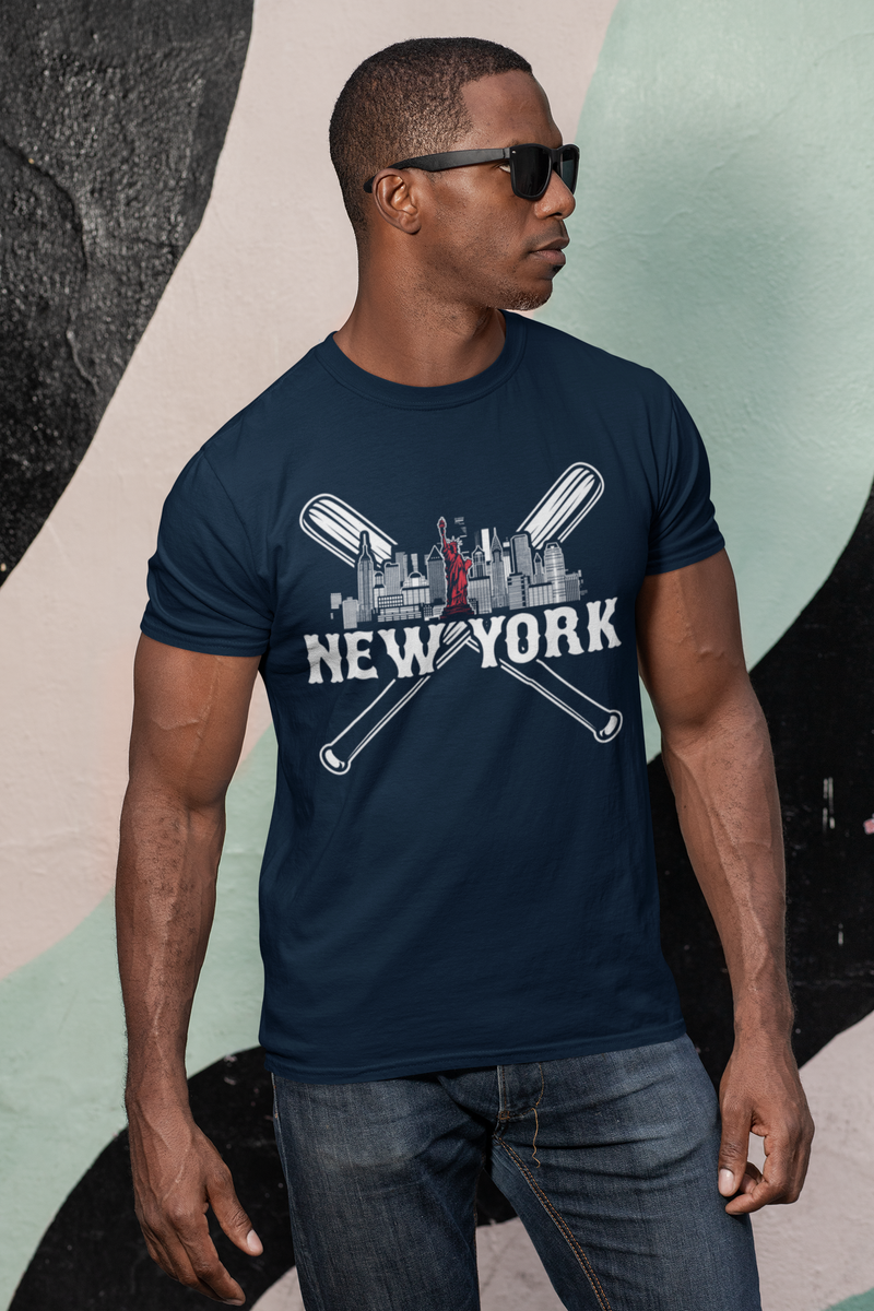 New York Baseball Skyline