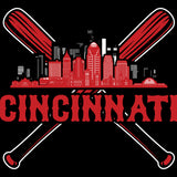 Cincinnati Baseball Skyline