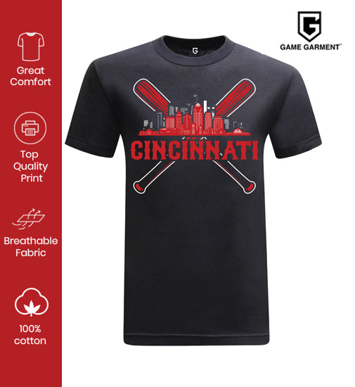 Cincinnati Baseball Skyline