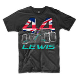 Formula British Driver Lewis #44 Motorsports Racing