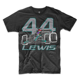 Formula British Driver Lewis #44 Motorsports Racing