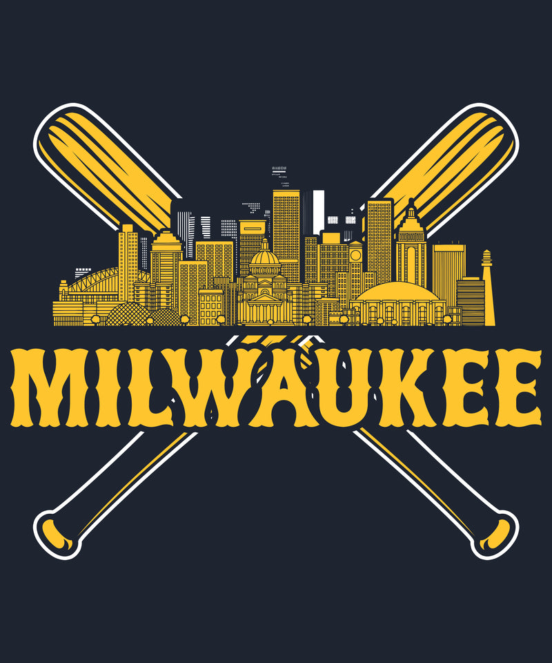 Milwaukee Baseball Skyline