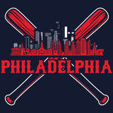 Philadelphia Baseball Skyline