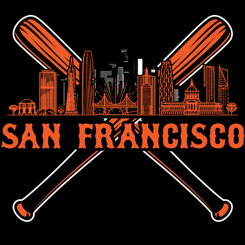 San Francisco Baseball Skyline