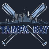 Tampa Bay Baseball Skyline