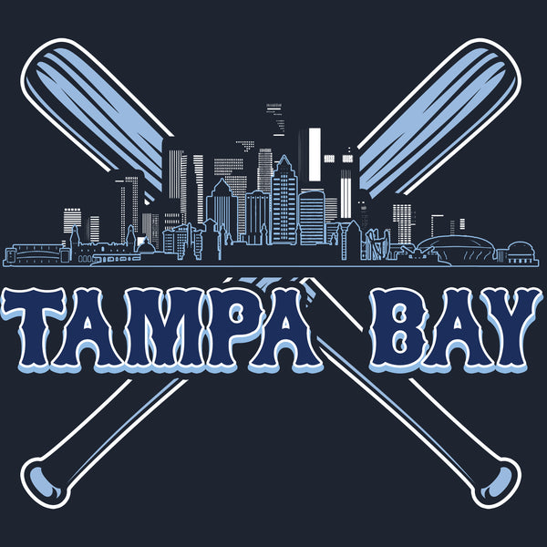 Tampa Bay Baseball Skyline