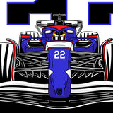 Formula #22 Japanese Motorsports Racing Driver - Yuki